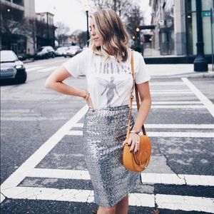 S M L Distressed Nirvana Concert Tee New